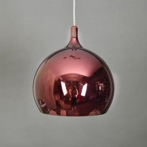 Modern Melt Pendant Lights Glass Lava Irregular Silver Gold Copper Mirror Hang Lamp for Living Room Lighting