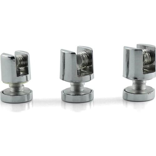 Glass Holder round Bracket Zinc Alloy Bathroom Accessories Clamp Laminate Plate Fastening Connector Hardware Accessories