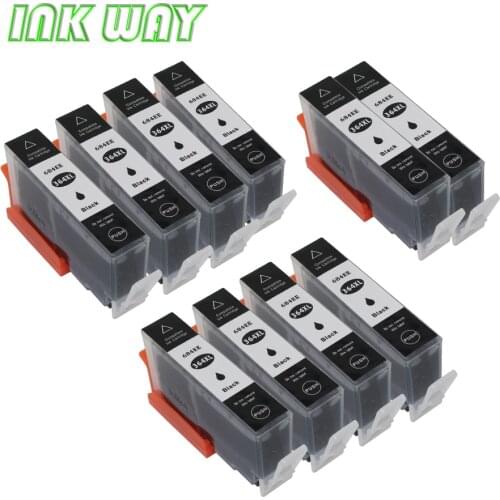 INK WAY 10 PCS Replacement ink for HP 364 black ink for C309a C309g C310a C310b C310c C410a C410b C410d