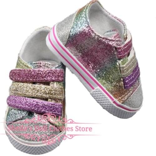1 Pcs Fashion Shoes Wear For 43cm Baby Doll 17 Inch Baby Born Doll Accessories