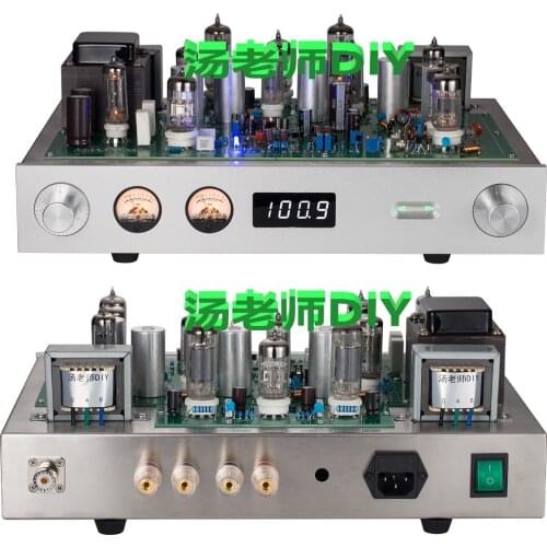 2021 The Latest Electronic Tube Radio/FM Radio/Tube FM Radio 3W+3W luminum alloy and stainless steel body FM87-108MHz