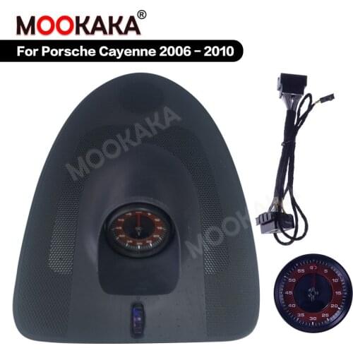For Porsche Cayenne 2006 2007 2008 2009 2010 Car Console Dashboard Stopwatch Auto Inner Dash Board Clock Time Compass