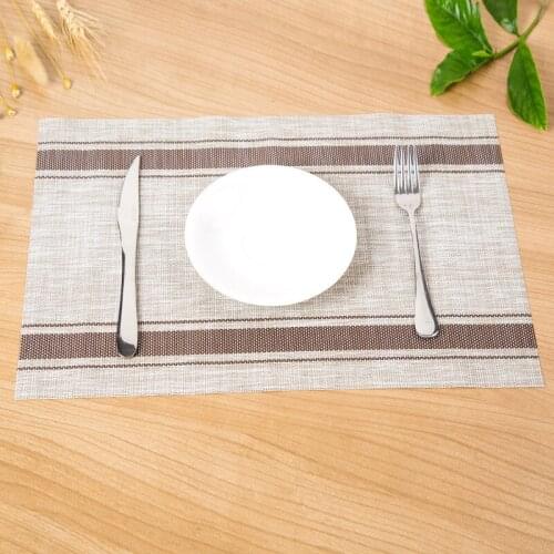 Eco-friendly table mat anti-slip mat can be washed The hotel restaurant supplies coasters and table mats dining table decor