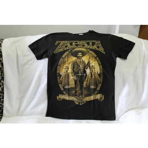 Mexican Revolutionary Hero Emiliano Zapata Mexican Pyramid T-Shirt. Summer Cotton Short Sleeve O-Neck Mens T Shirt New S-3XL