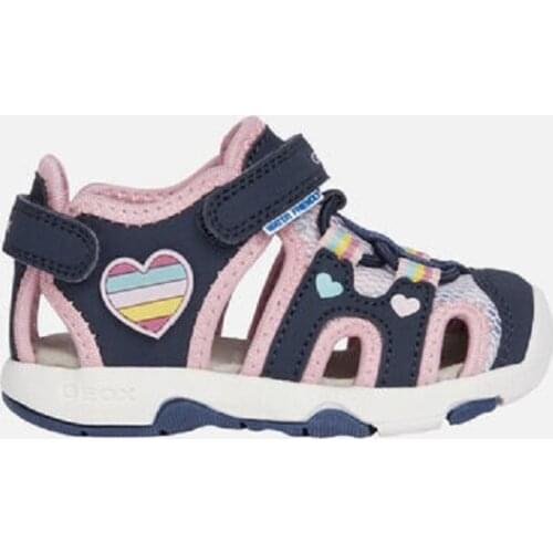 Geox, Girls sandals. Quick-drying transpirant. With toe and closed heel. Long-lasting lightweight sole. velcro closure