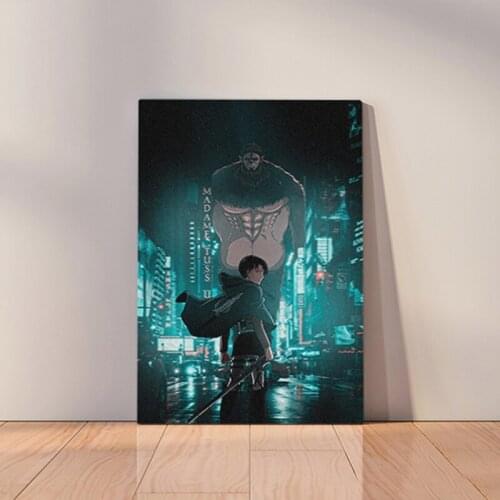 Levi Ackerman Shingeki no Kyojin Attack on Titan Anime Poster Canvas Wall Art Decoration Prints for Home Bedroom Decor Painting