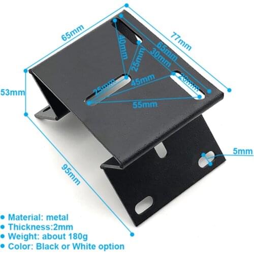 90 Degree CCTV Camera Mounting Bracket Metal Video Surveillance Security Camera Mounts Wall-Corner Mount Camera Support