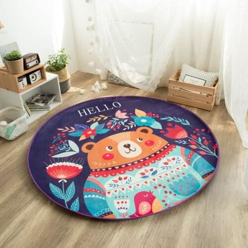 Lovely Small bear Carpets For Living Room Soft Rugs For Kids/Child Room Computer chair Floor Mat Bedroom Coffee Table Area Rug