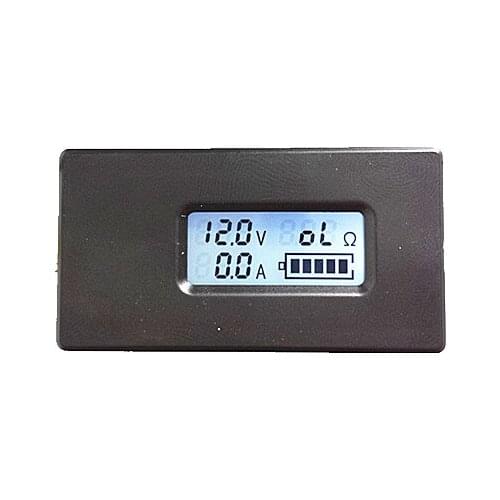 DC multifunction meter LCD voltage and current electricity meter voltage and current resistance 18650 lithium battery tester