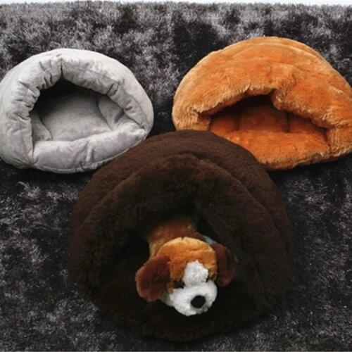 Washable Pet Small Dog Kennel Uncovered Pets Nest Yurts Cat House Warm Fossa Foldable For Four Seasons Puppy Sofa Bed Supplies