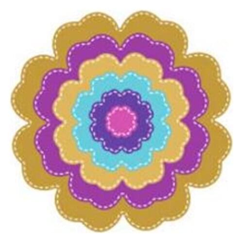 YLCD694 Flower Set Metal Cutting Dies For Scrapbooking Stencils DIY Album Paper Cards Decoration Embossing Folder Die Cuts Mold