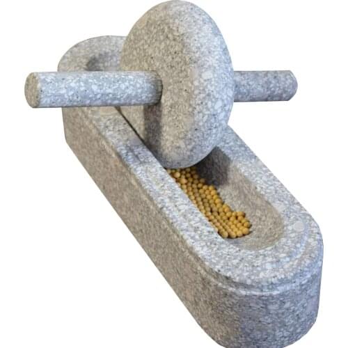 Natural Detachable Manual Maifan Stone Grinder Set for Food, Spice, Herb Milling