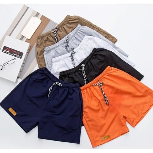 ICCLEK New Mens Summer Couple Three-point Pants Beach Pants Candy Color Casual Pants Sports Shorts Hot Pants Trend