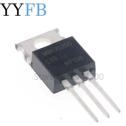 New Iron Heads Schottky Diode MBR20200CTG B20200G 20A 200V TO-220