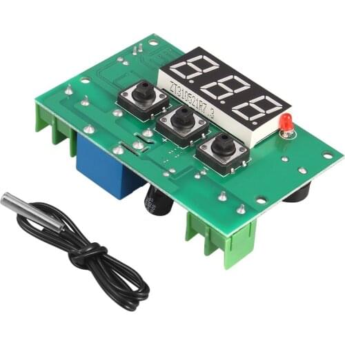 New 12V 10A Digital LCD Temperature Regulator Controller PCB Board Thermostat Sensor hot selling