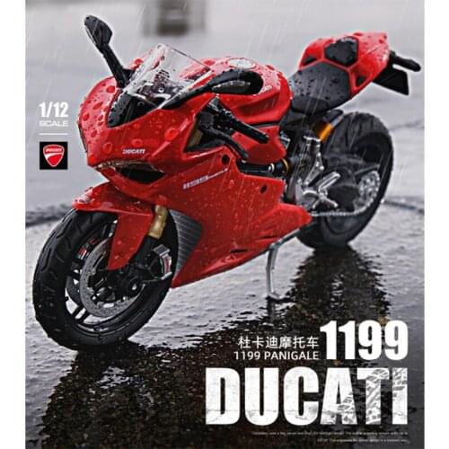 Maisto 1:12 DUCATI 1199 original authorized simulation alloy motorcycle model toy car Collecting