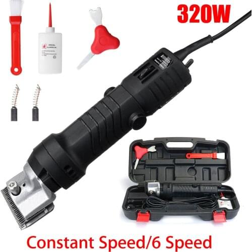 Profession 6 level adjust/constant speed Electric Horse Sheep Clipper 320W Equine Animals Shearing Machine Trimmer Shaver