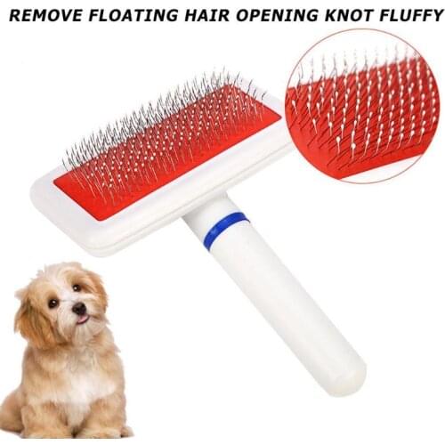 Dog Cat Needle Comb Puppy Hair Remover Brush Open Knot Trimmer Comb for Cats Dogs Pets Beauty Grooming Supplies