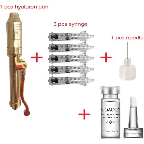 Atomizer Hyaluron Pen Injectable Hyaluronic Acid Free Needle Syringe Hyaluronique Hialuron Pen Lippen Cartucce 0.3ML