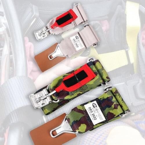 2Pcs BAG045 Seat Belts High-strength Simple Two-point Karts Seat Belt Harness for Bumper Car