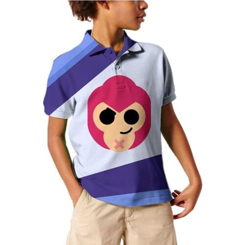 New Cartoon 3D Printed Polo Shirt Fashion Streetwear fighting Hombre Short Sleeve Cool Men Camisas Polo Homme Harajuku Tops