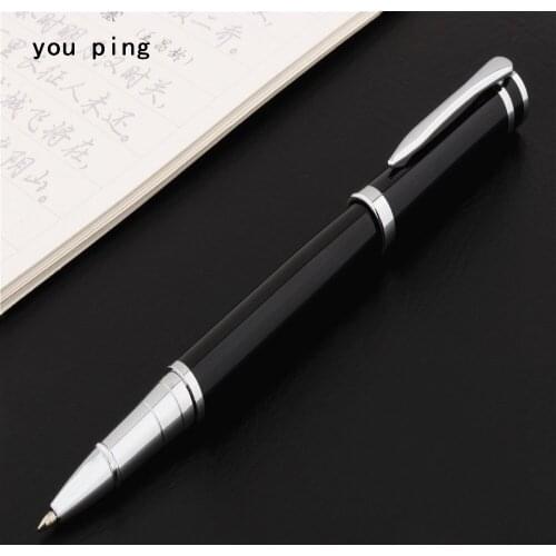 Luxury pen high quality 027 Black Business office Rollerball Pen New School student stationery Supplies Ballpoint Pens
