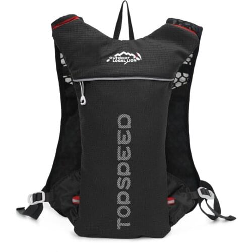 5L Running Bag with Bottle Water Bag Women Men Running Vest Outdoor Cycling Backpack Running Backpack for Hiking Mountaineering