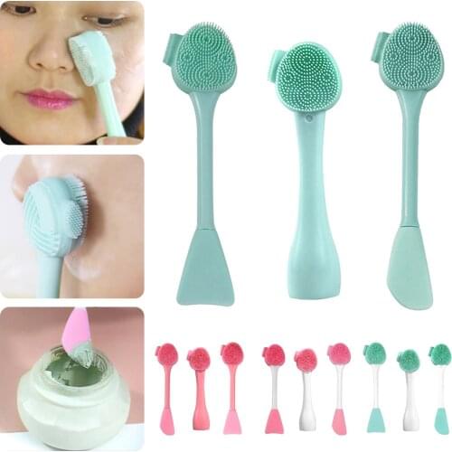Face Cleaning Brush Soft Face Scrubber For Removing Blackheads Face Massage Cleaning Tool For All Skins