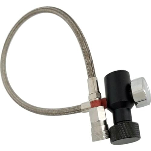 PCP Paintball Cylinder Connection Valve for Hand Pump to Cylinder equipment on/off Valves