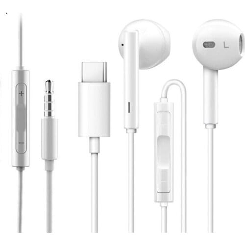 Soleeanre Wired headphones Universal In-ear Headset Stereo Bass Earbuds With Microphone Remote Android IOS