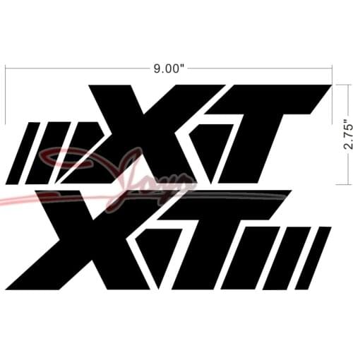 Brand New XT Decals Stickers For Motorcycle Dirt Bike XT650 XT350 9"x 2.75"
