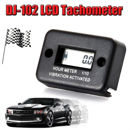 DJ-102 Motorcycle Engine Tachometer LCD Display Digital Tachometer Suitable For Motorboat For BMW E60 E46 E30 E90