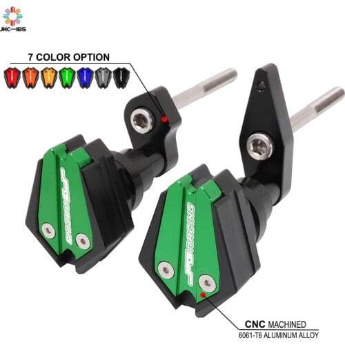 Motorcycle CNC Frame Slider Falling Protection Anti Crash Pad Protector Guard For KAWASAKI ER-6F ER-6N ER6F ER6N 2012-2016