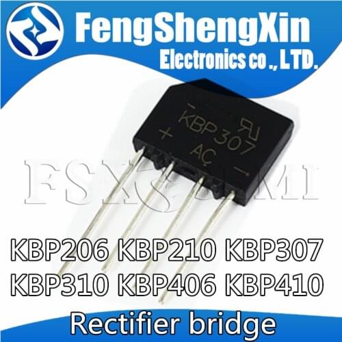 100pcs/lot KBP307 3A 700V Rectifier bridge KBP307 Rectifiers DIP-4