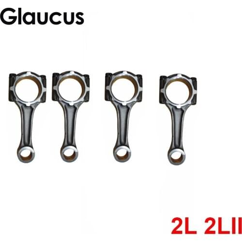 4pcs 2L 2L II engine connecting rod for Toyota Mark II Chaser Cresta Cressida Revo Hiace Hilux Dyna 2446cc 2.4L 13201-59095