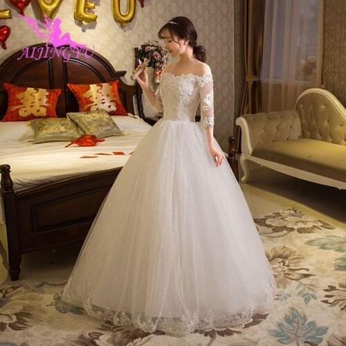 AIJINGYU bridal dresses 2021 guest comunion long dress wedding party for woman WK573