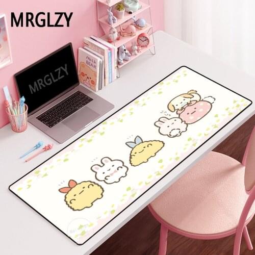 MRGLZY Large Gamer Sumikkogurashi Cute Mouse Pad Genshin Impact MousePads Carpet Laptop Gaming Accessories Desk Mat for Csgo LOL