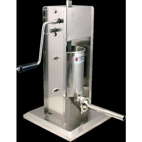 15L full stainless steel rapid sausage filler/manual meat grinder and sausage stuffer