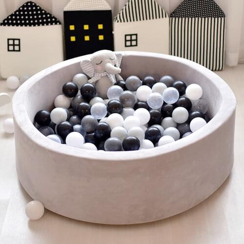 Baby Round Soft Ocean Ball Pool Pit Indoor Playground Toys Childrens Playpen Fence Kids Safety Barrier Room Decor Birthday Gift