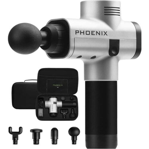 Phoenix A2 Massage Gun Electric Fascia Muscle Relax Deep Tissue Massager Gun Pain Relief Therapy Body Fitness Relaxation Shaping