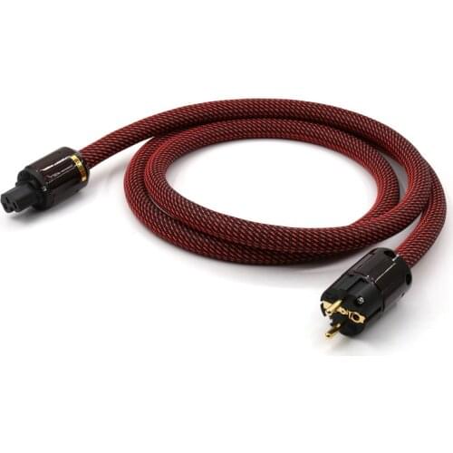 Furukawa FP-314Ag OCC silver plated audio power cable with P-079E/C-079 EU Version power plug