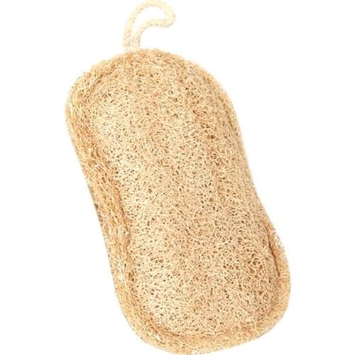 Natural Loofah Sponge Biodegradable Loofah Dish Sponge Non-Scratch Compostable Dishwashing Loofah Sponge For Kitchen Cleaning