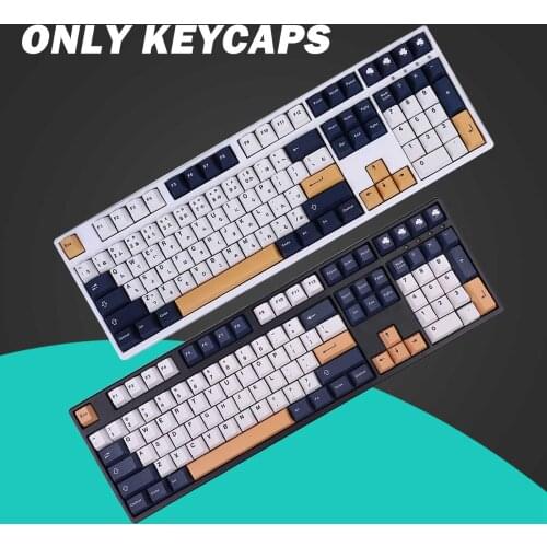 129 Keys PBT Keycap Cherry Profile DYE-SUB Personalized Rudy Keycaps For Mechanical Keyboard Anne Pro 2/GK61