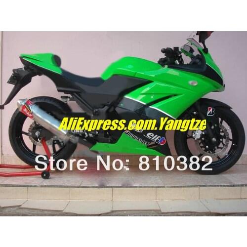 Green black Fairing Kit for KAWASAKI Ninja ZX250R 08 09 10 11 12 ZX 250R EX250 2008 2009 2010 2012 Injection mold Fairings set