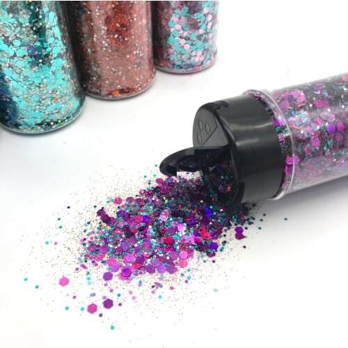 Maquiagem Glitter Makeup Glitter Eyeshadow Nail Hair Body Face Holographic Sequins Gel Art Degisn Make Up Festival Косметика