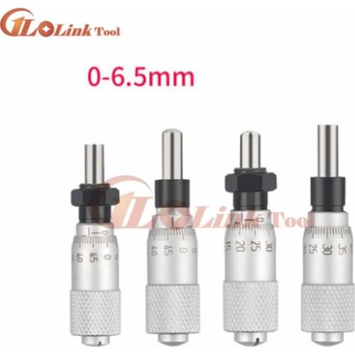 Round Needle Type Thread Micrometer Round Head Measurement Measure Tool 0 - 6.5mm Range Measuring Gauge Tool