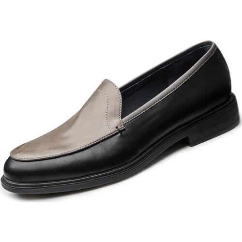 Fashion Casual Shoes Loafer Shoes Driving Shoes Soft Autumn Winter British Retro Men Shoes All-match Cowhide Breathable Sneaker