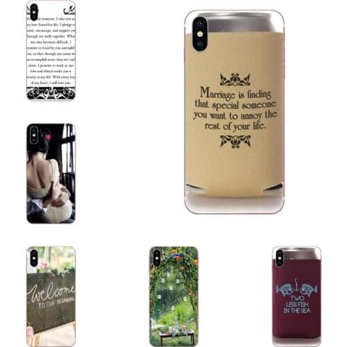 Soft Phone Covers Case Wedding Marriage Bride Life Phrase For HTC U11 Life Capa U11 Plus U 11 U12 Life