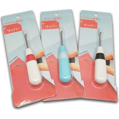 3 Colors New Sewing Seam Ripper Ergonomic Grip Seam Ripper for Sewing Crafting and Removing Embroidery Hems and Seams