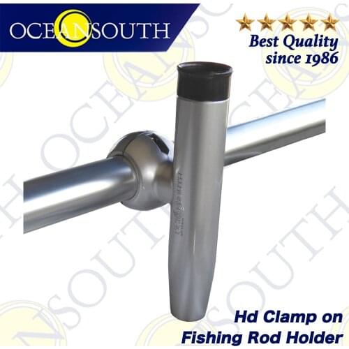 Oceansouth Heavy Duty Clamp on Rod Holder Fishing Gear Basf Capron HMGB Nylon Marine Canoe Yacht Fishing-Boat Accessories
